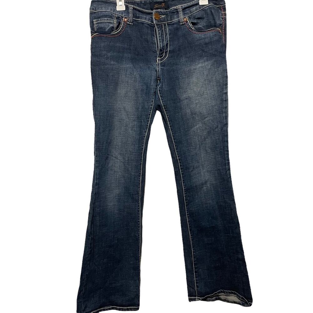 Seven7 Bootcut/Flare Mid Wash Jeans